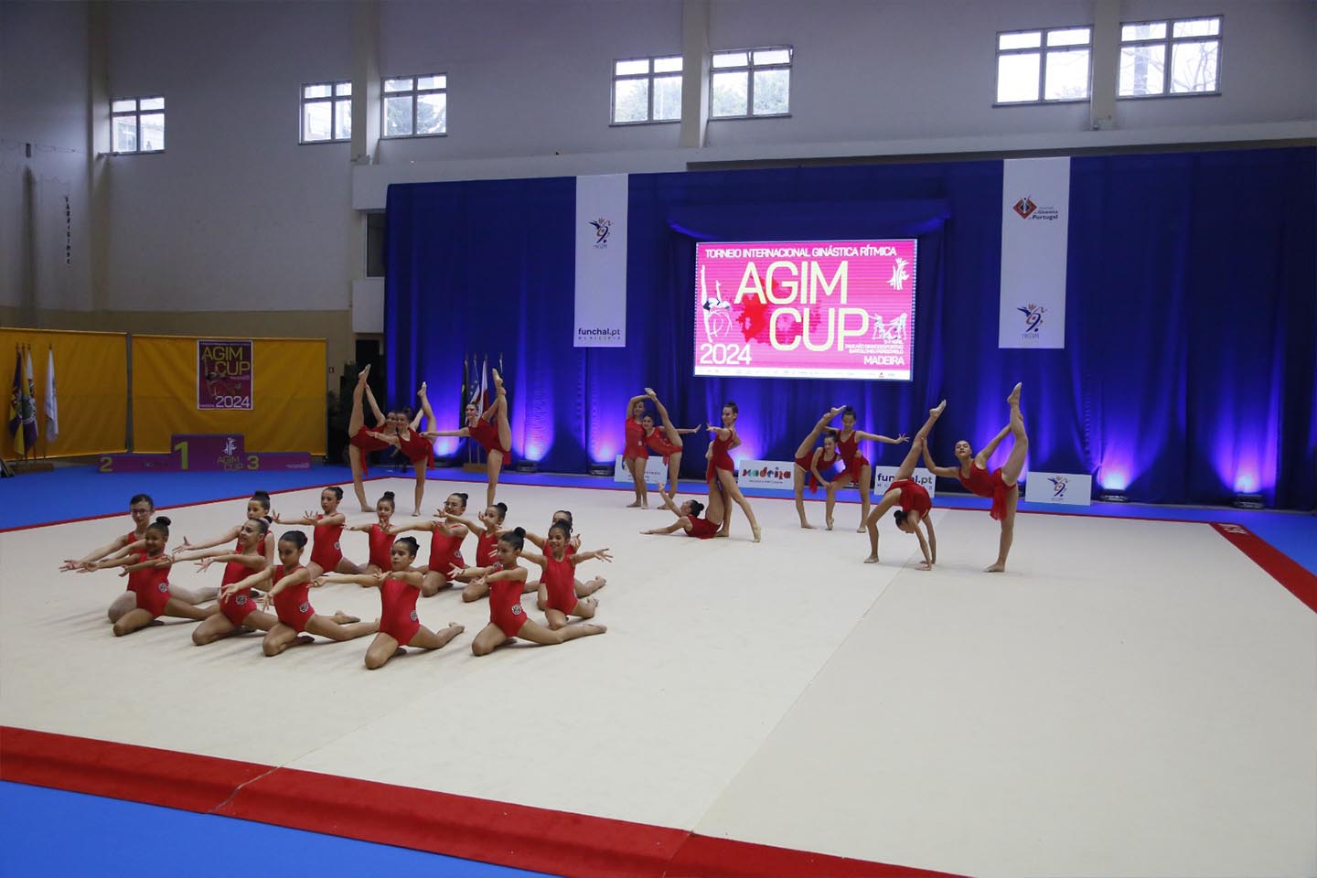 Balanço Positivo para o AGIM CUP com ginasta madeirense no pódio final do arco e fita